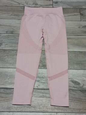 Dusty Pink Seamless Scrunch Butt Active Leggings